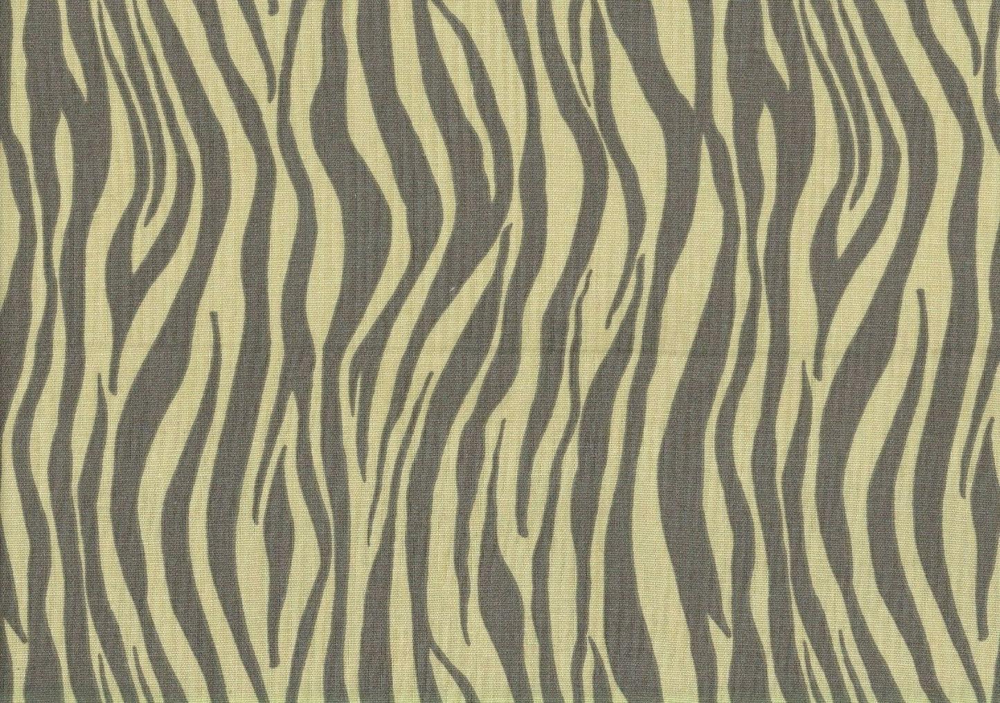 Designer Fabric Tan Taupe Print Cotton Duck Drapery Upholstery