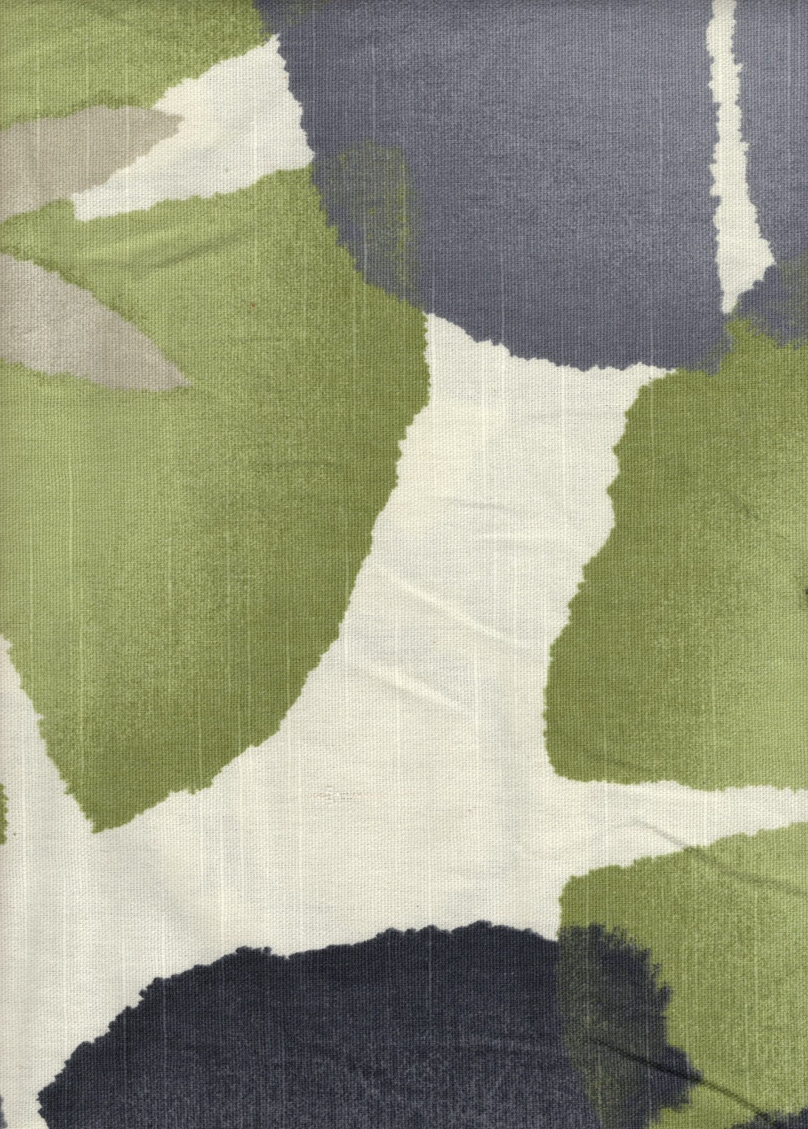 3.75 Yds Robert Allen Fabric Pure Petals Graystone Cotton Drapery Upholstery