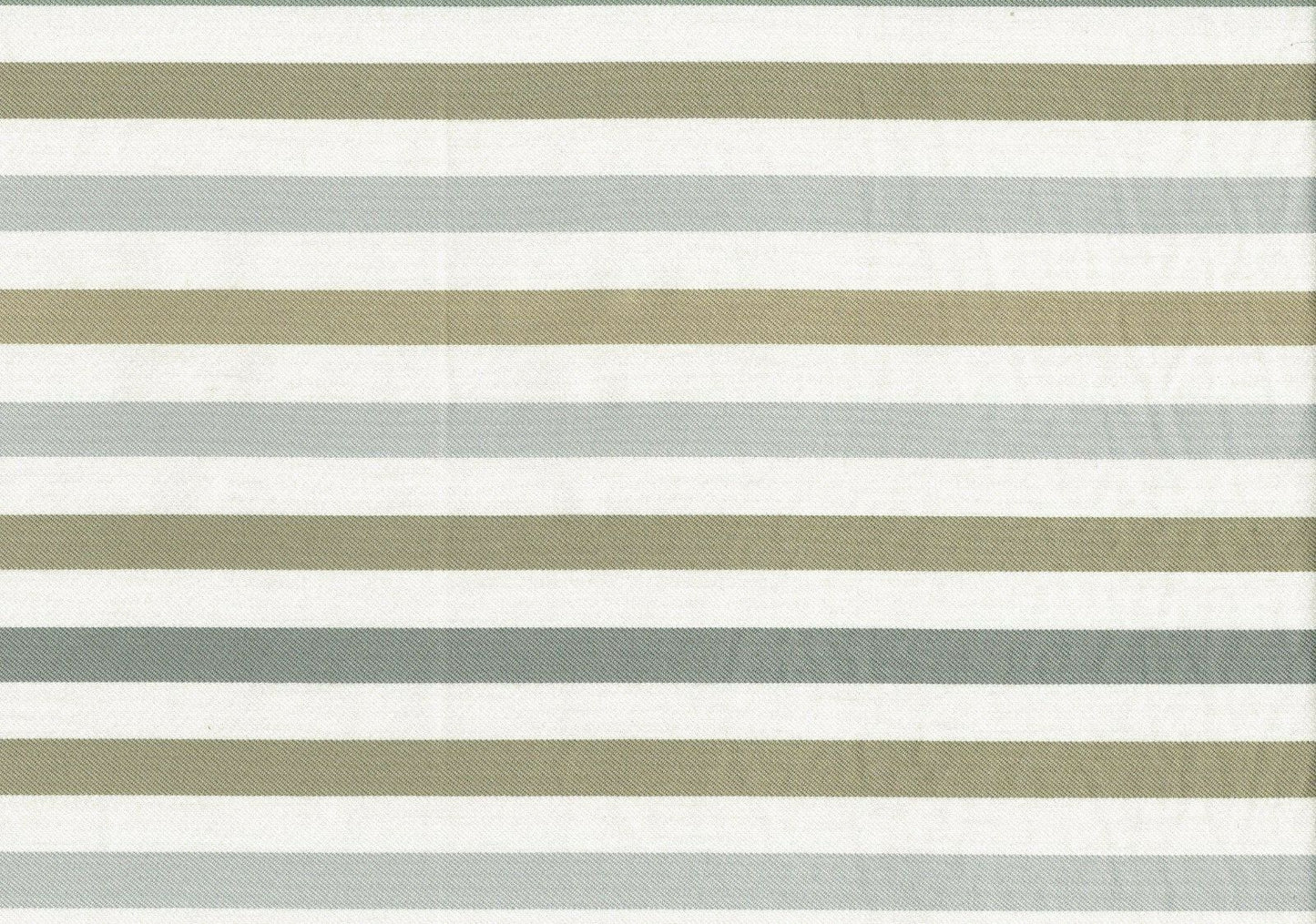 8 Yards Designer Fabric Ecru Gray Tan Striped Woven Upholstery