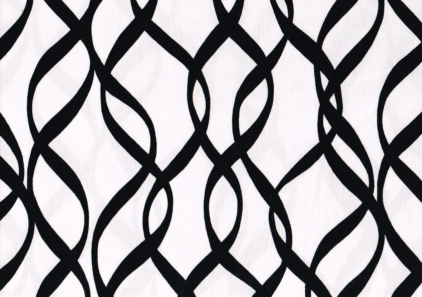 Duralee Fabric Streamers Black White Cotton Drapery Upholstery