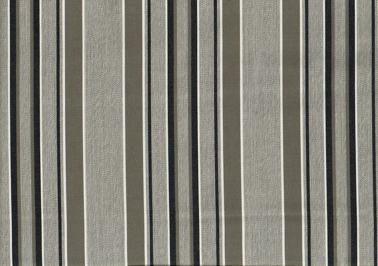 5 Yd Sunbrella Fabric Brown Stripe 100% Solution Dyed Acrylic Drapery Upholstery
