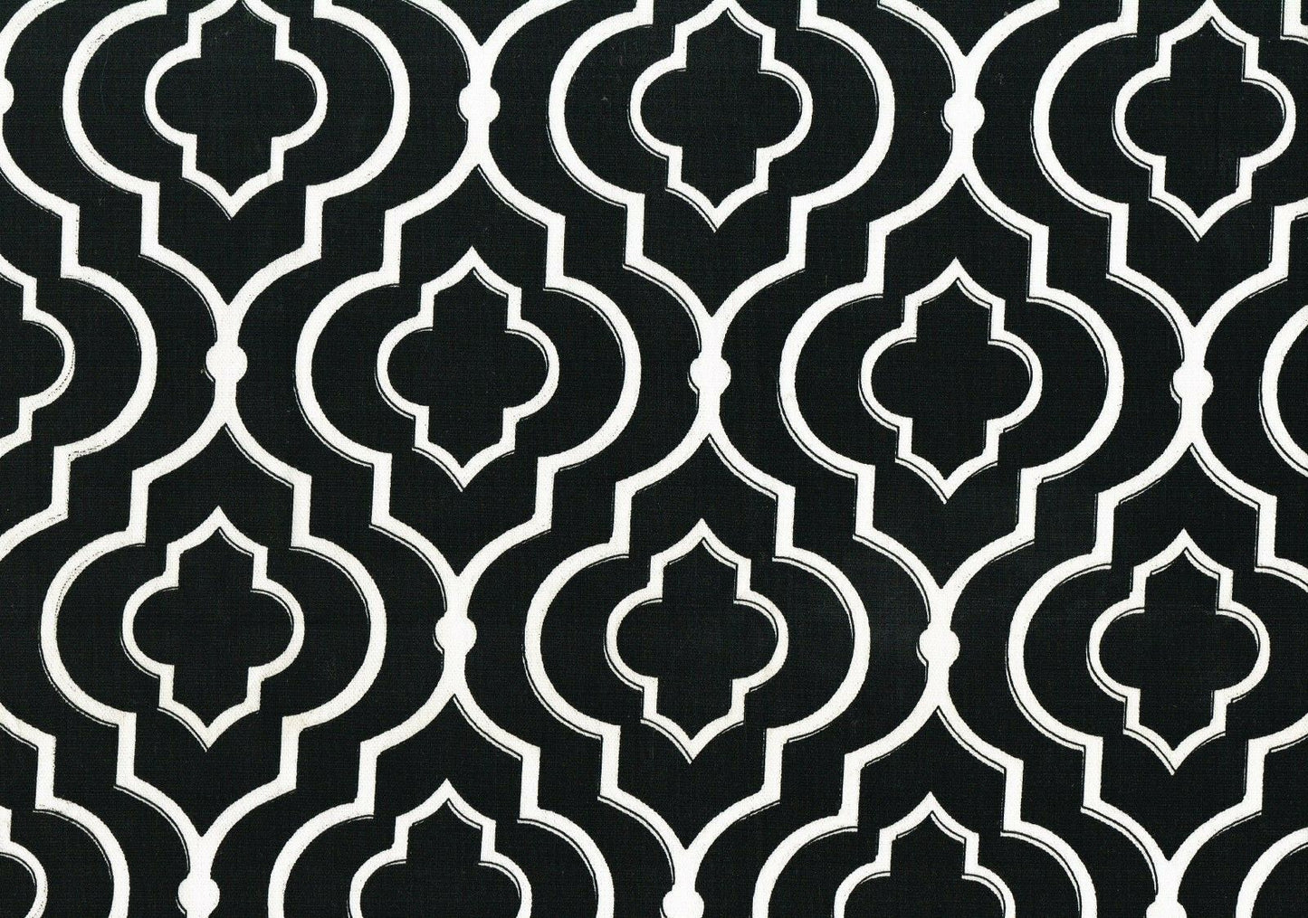 Mill Creek Fabric Dalg Tuxeda Black White Cotton Drapery Upholstery