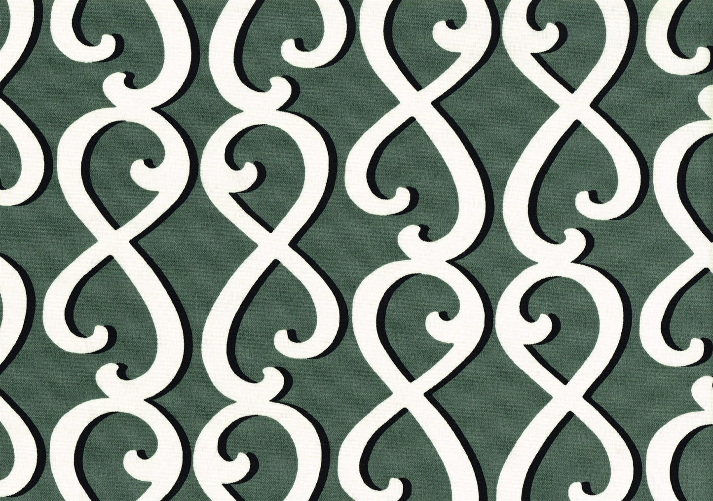 Mill Creek Fabric Dickson Shadow Gray Off White Black Outdoor Upholstery