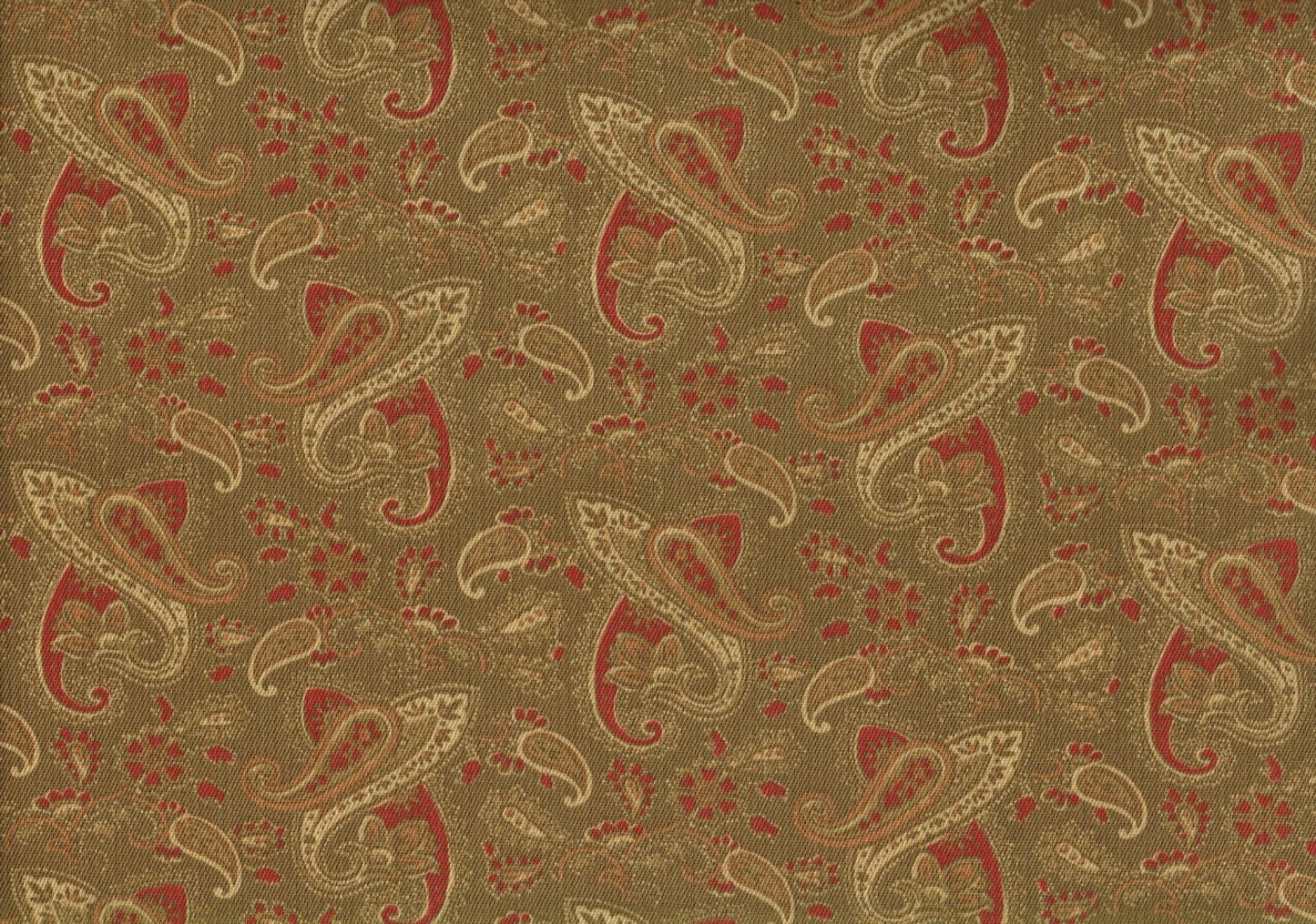 Designer Fabric Burgundy Brown Beige Indoor/Outdoor Drapery Upholstery
