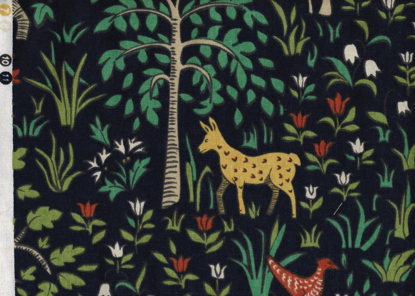 3 Yds Robert Allen Fabric Animal Kingdom Cotton Drapery Upholstery