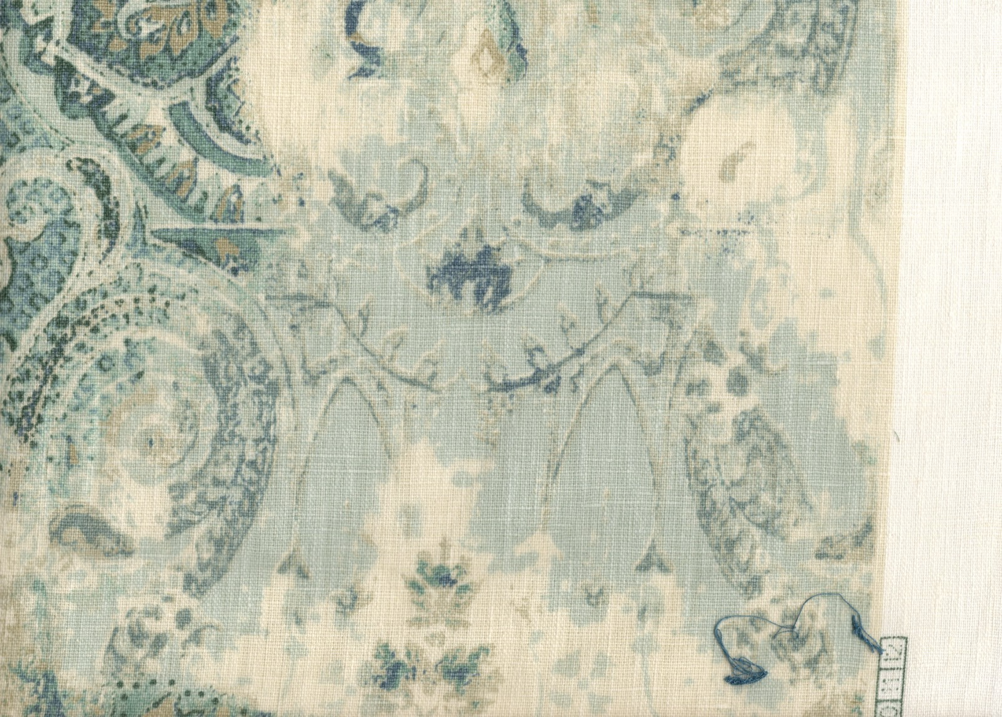 6 Yds Portfolio Fabric Kermes Linen Drapery Upholstery