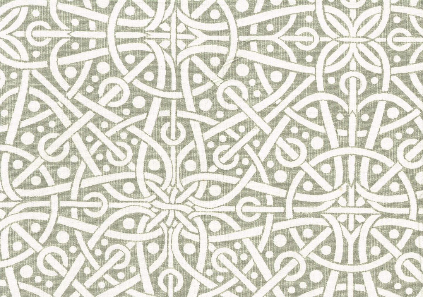 5 Yds Magnolia Home Fabric Stan Cathell Taupe Cotton Print Drapery Upholstery