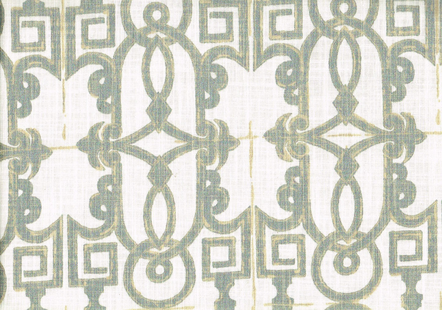 4.5 Yds Lacefield FabricSeille Champagne Cotton Drapery Upholstery