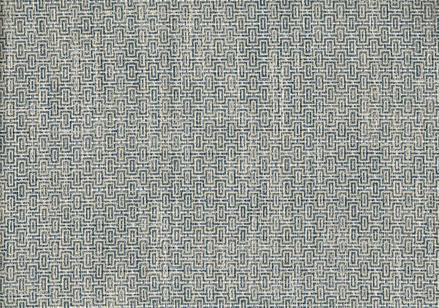 9.5 Yds Richloom Fabric Kinswood Denim Blue Natural Drapery Upholstery