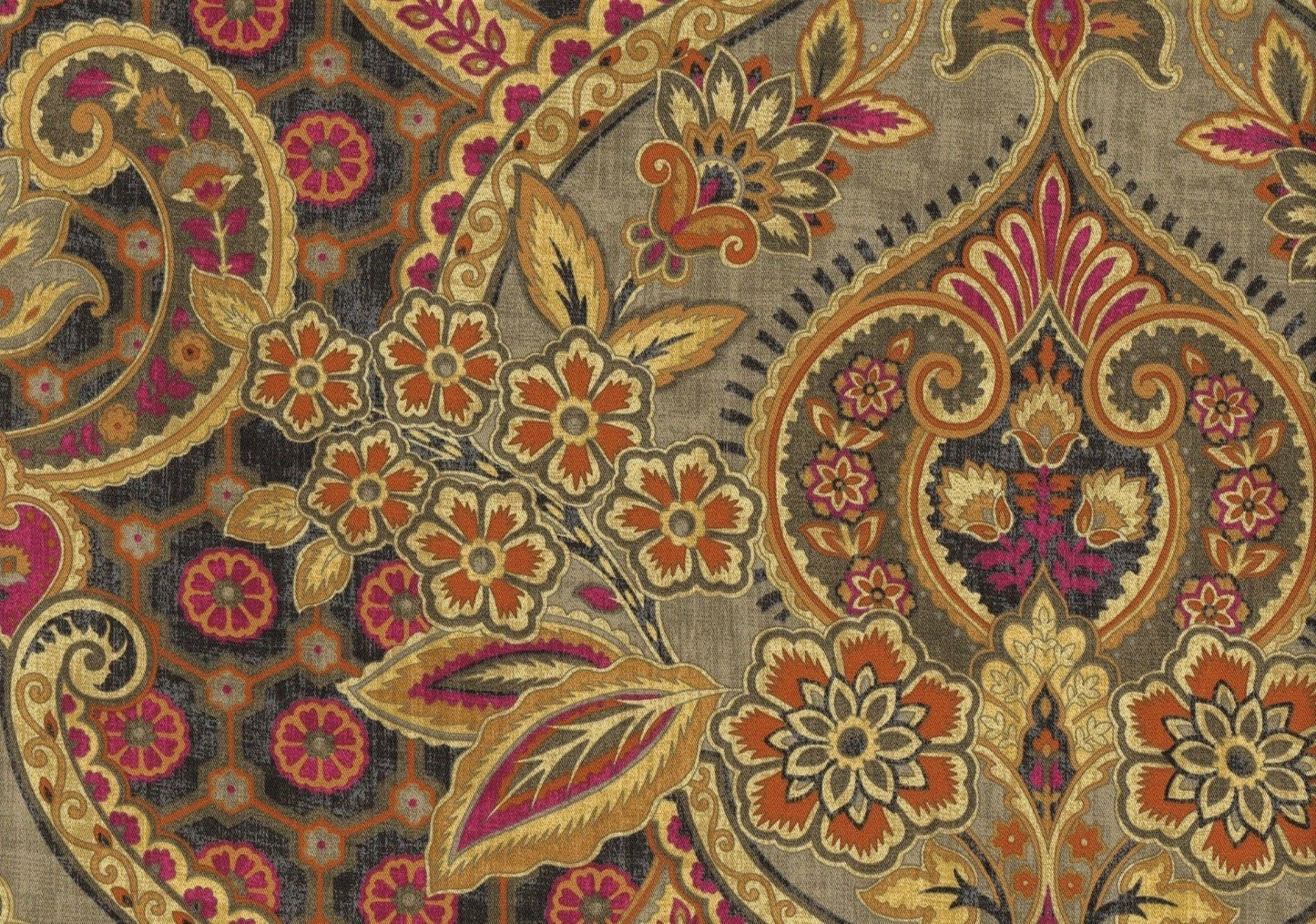 PKaufmann Fabric Moonlit Shadows Spice Cotton Drapery Upholstery