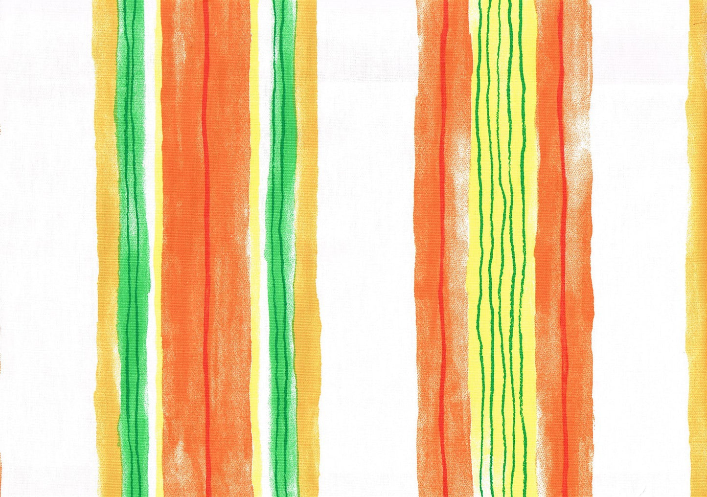 Covington Fabric 5th Ave Orange White Yellow Stripe Cotton Drapery Upholstery