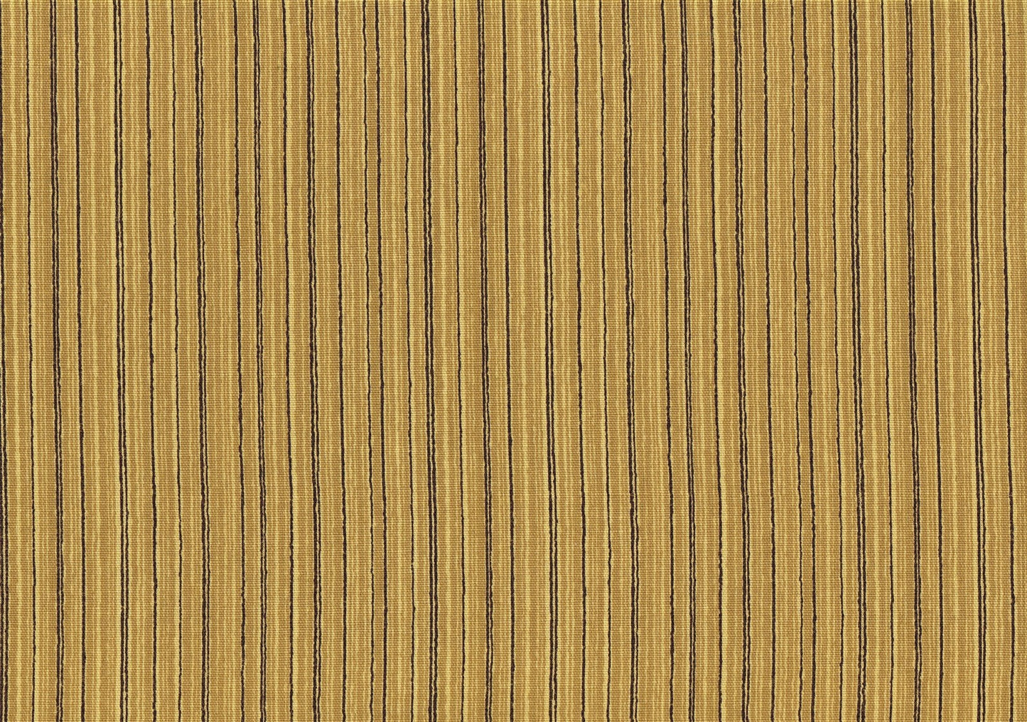 Kingsway Fabrics Greenwich Camel Black Stripe Cotton Drapery Upholstery