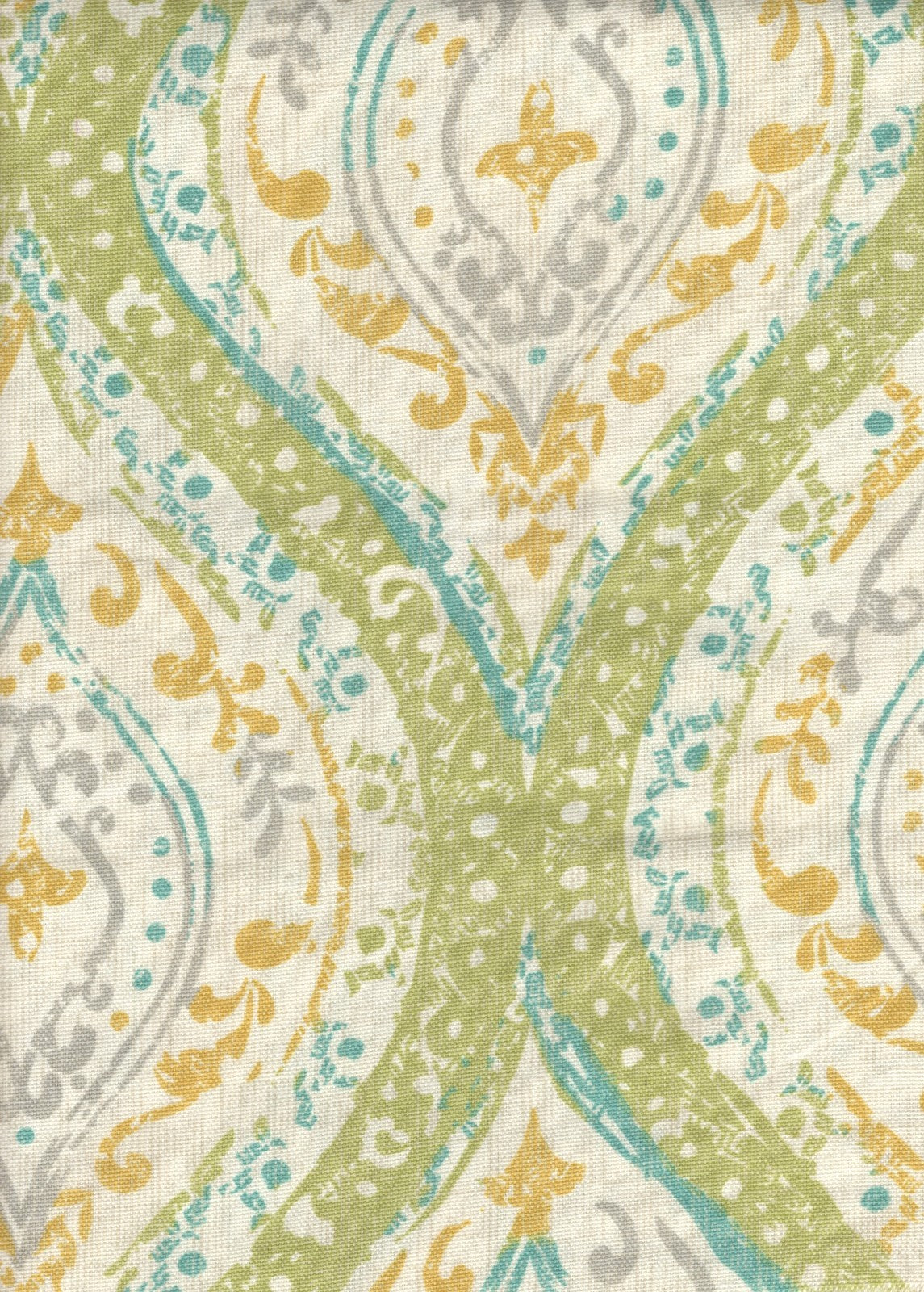 3.5 Yds Covington Fabric Ariana Meadow Cotton Drapery Upholstery
