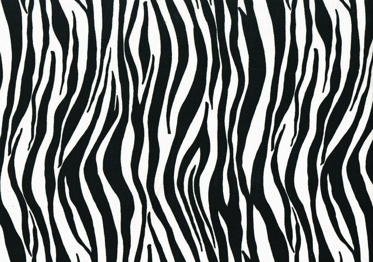Designer Fabric Black White Print Cotton Duck Drapery Upholstery