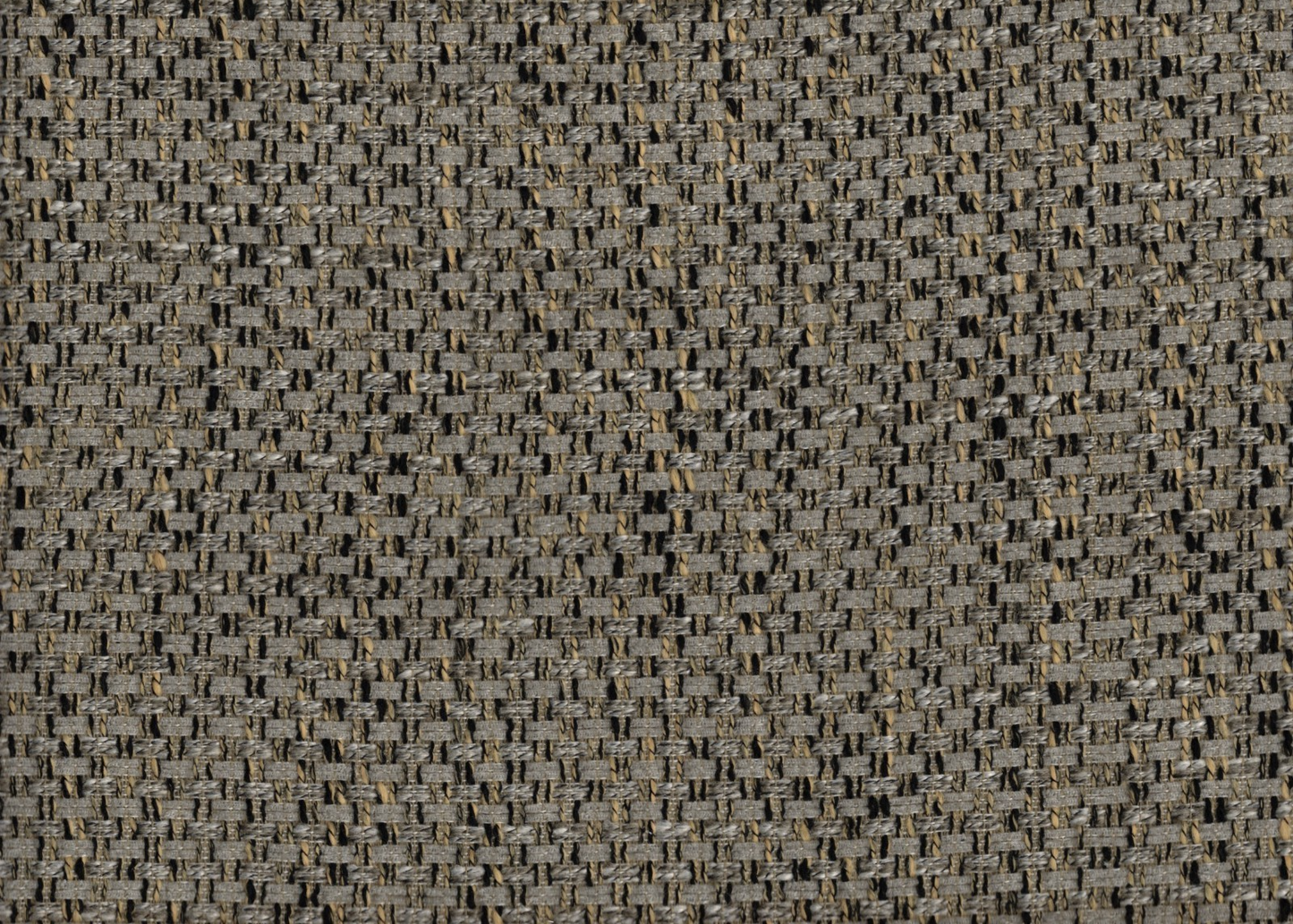 Designer Fabric Hemp Sterling Beige Black Gold Upholstery