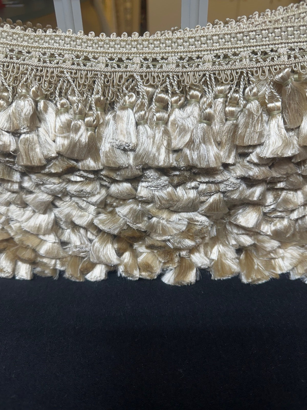 Classical Elements Trim 3.75" Tassel Fringe Cream RM100/14