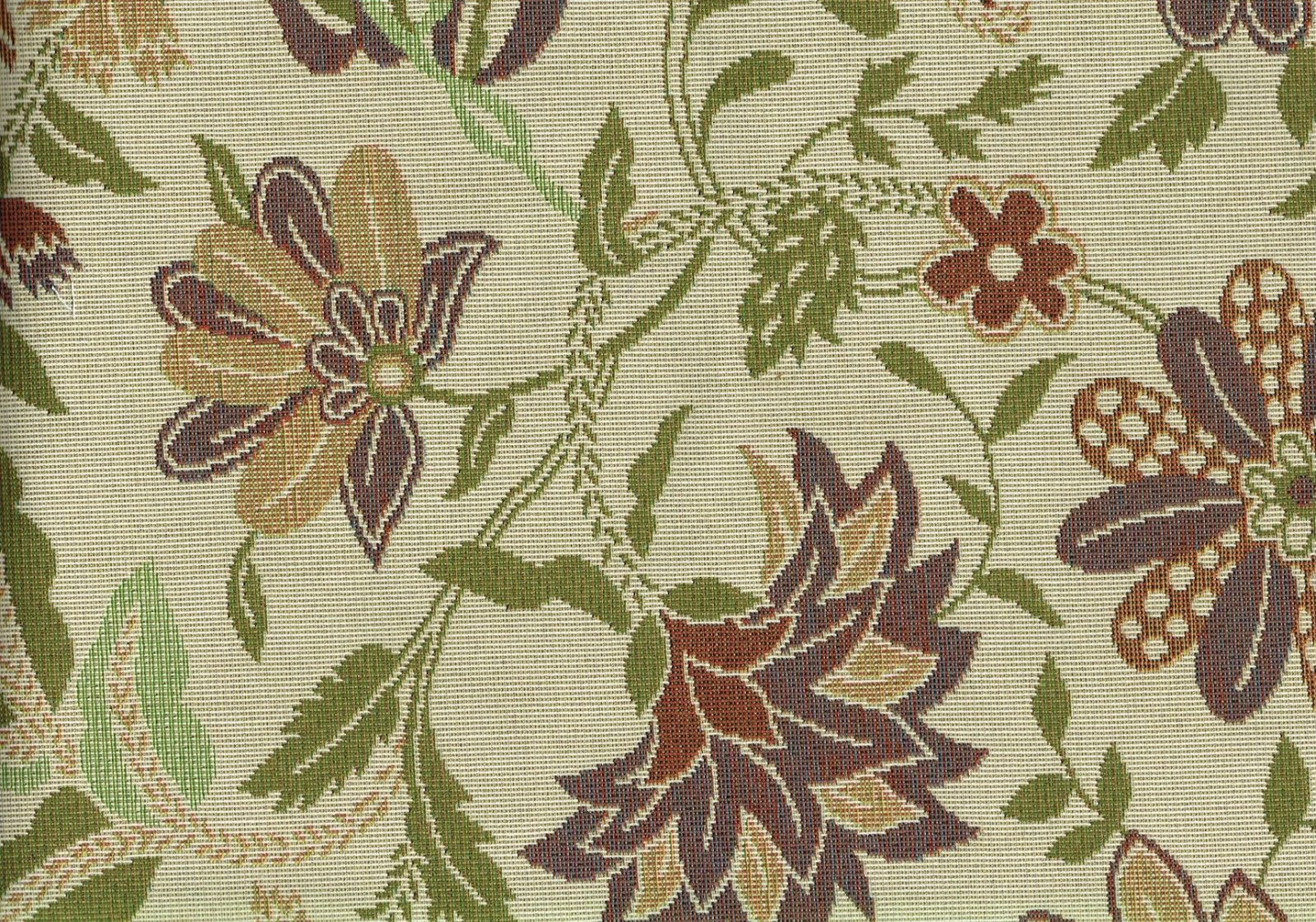 3 .5 Yards Martinville Fabric Chateaux Vineyard Tapestry Flora Upholstery