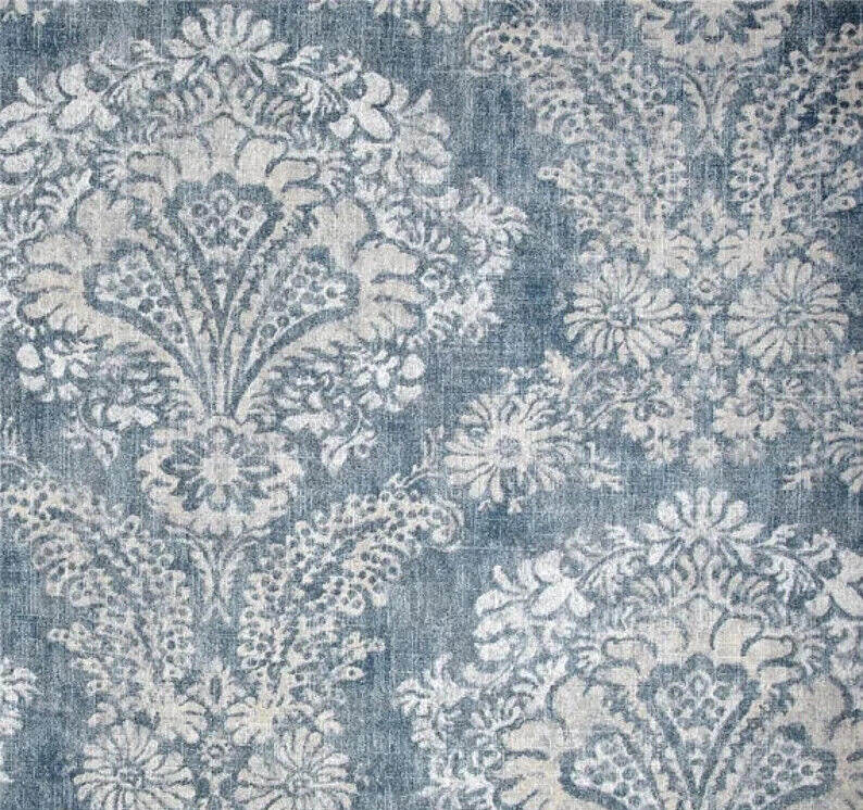 Magnolia Home Stan Cathell Hamilton Denim Drapery Upholstery