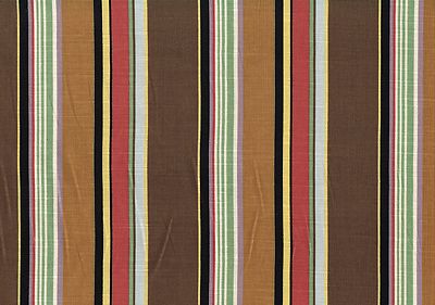 EC MIlls Fabric Jay Yang Dhaka Brown Linen Blend Drapery Upholstery