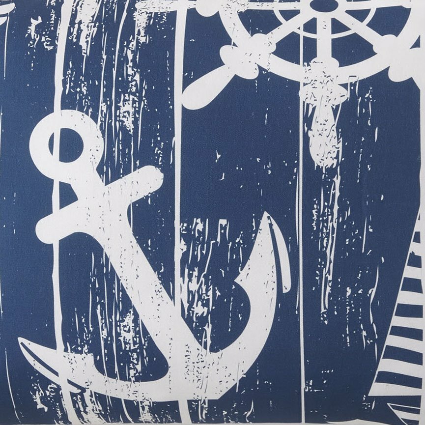 4 Yds Colcha Linens Nautical Main Multi Cotton Drapery Upholstery 