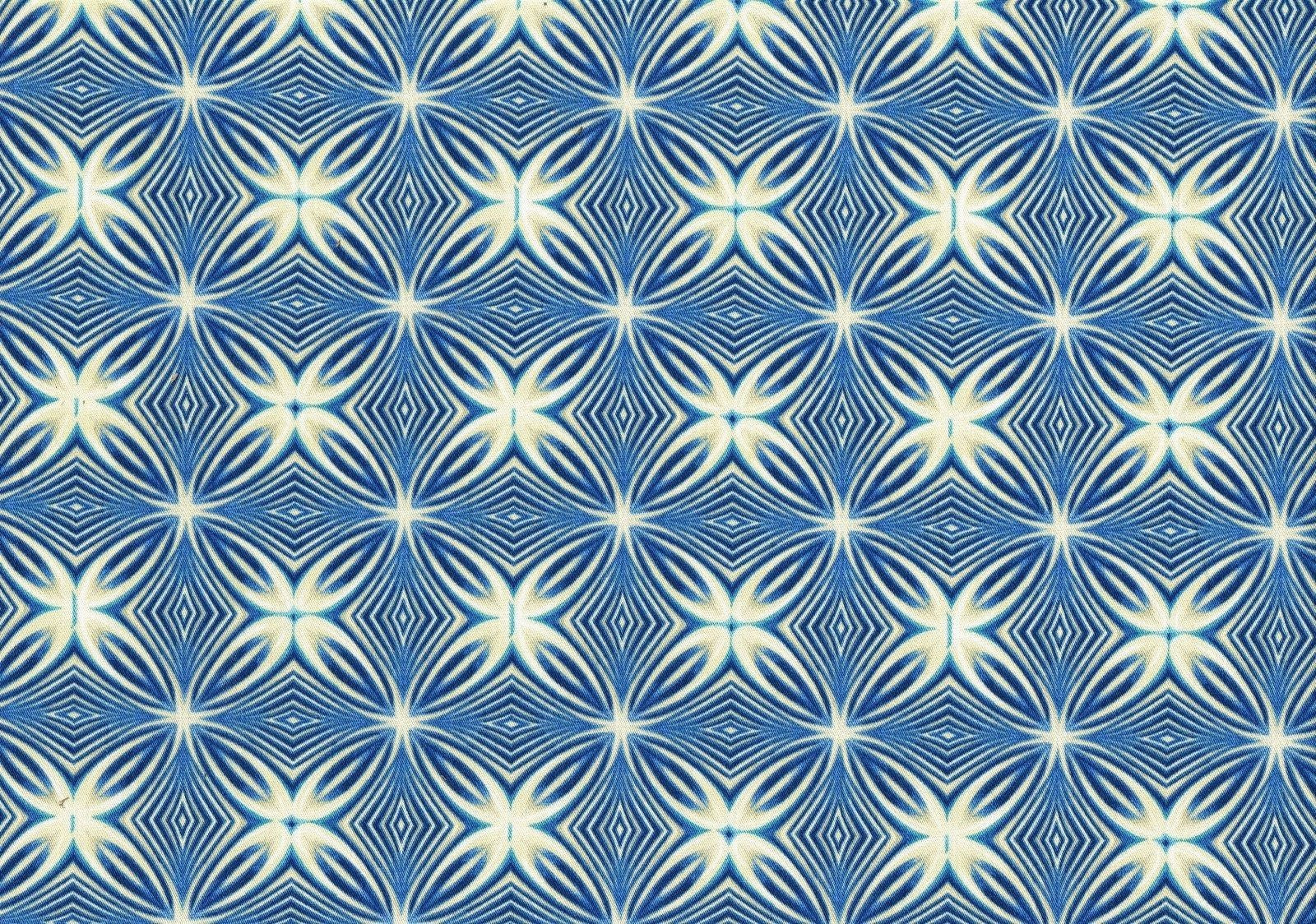 Waverly Fabric Saohenna Sapphire Blue White Cotton Drapery Upholstery 