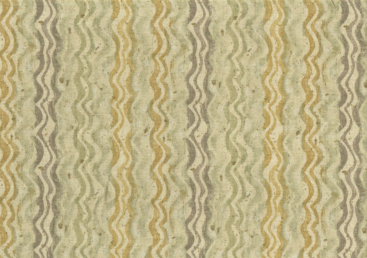 Portfolio Fabrics Beige Gold Green Gray Geometric  Cotton  Drapery Upholstery  