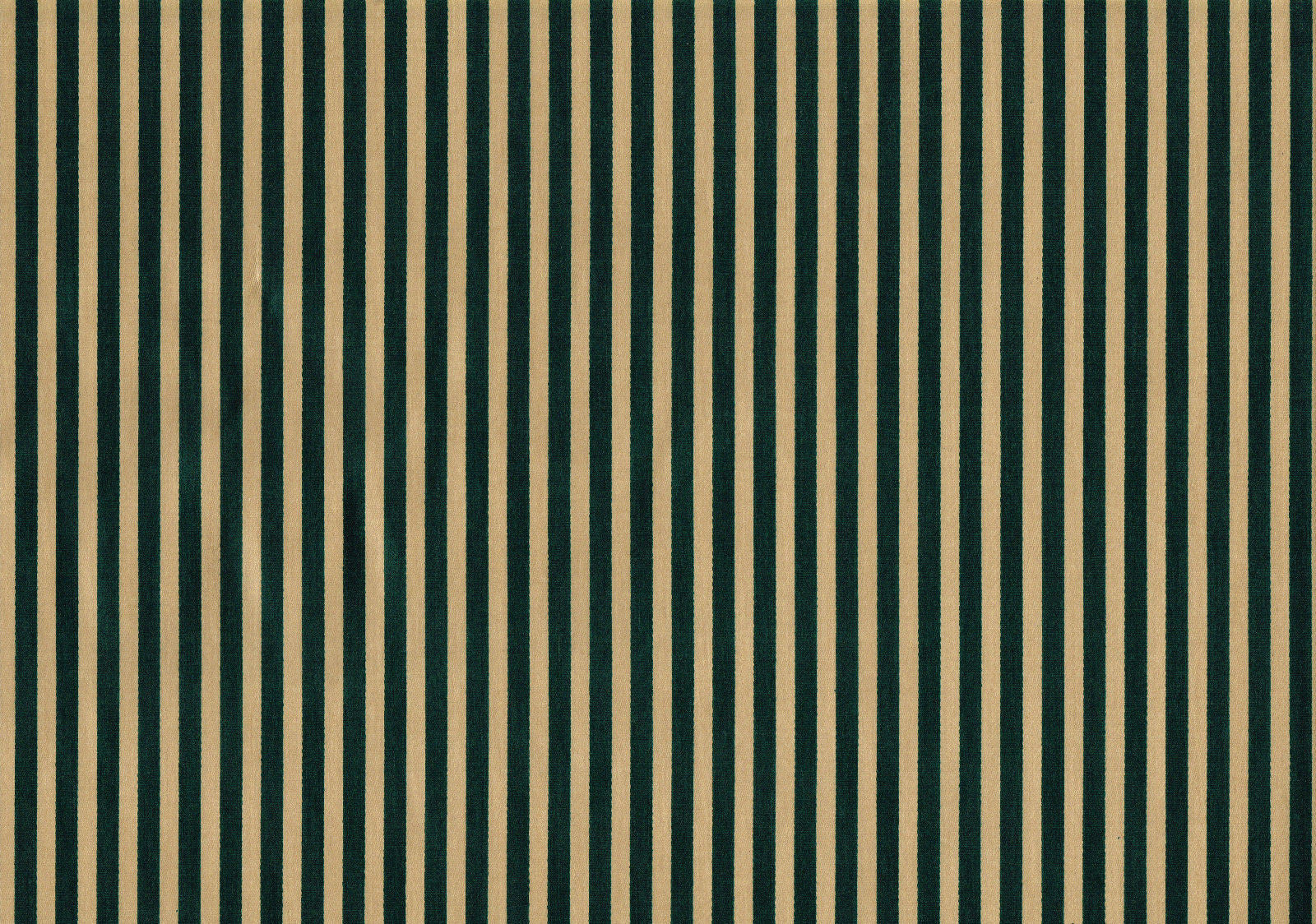 Covington 5th Ave Fabric Green Tan Striped Cotton Drapery Upholstery