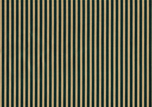 Covington 5th Ave Fabric Green Tan Striped Cotton Drapery Upholstery
