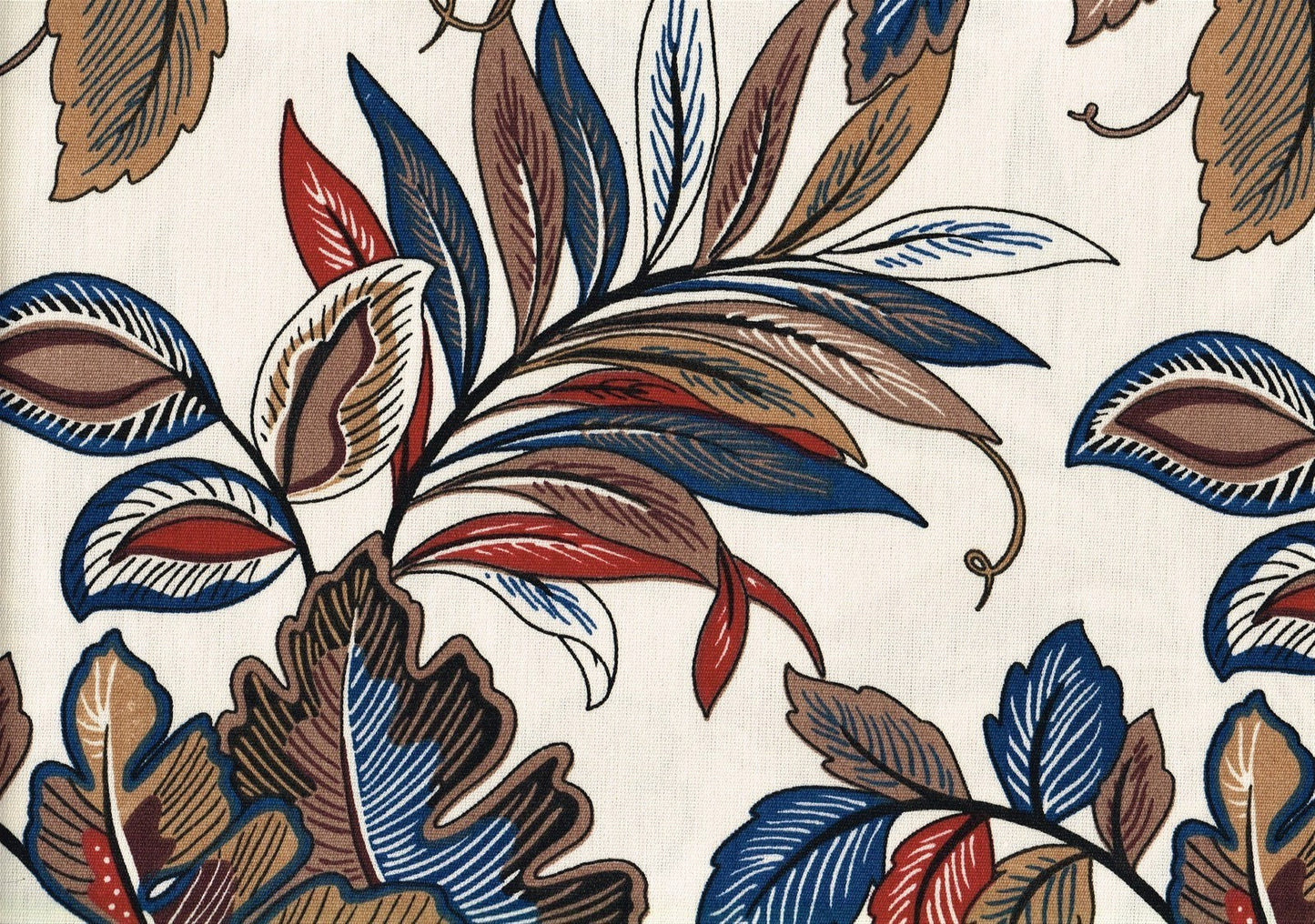 Microfibres Fabrics Jambree Regatta Outdoor Ecru Blue Red  Drapery Upholstery 