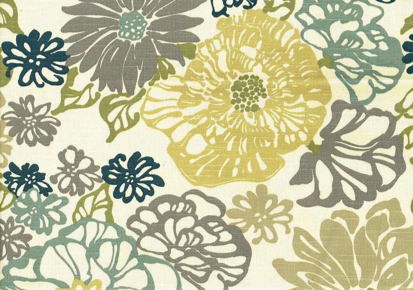 5 Yds  Richloom Fabric  Invigora   Spring  Cotton Drapery Upholstery