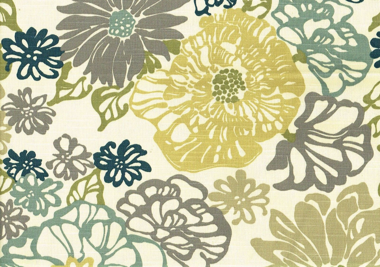 5 Yds  Richloom Fabric  Invigora   Spring  Cotton Drapery Upholstery
