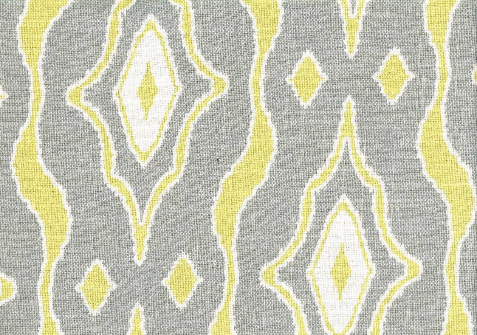 Magnolia Home Fabric Max Citrus  Gray Chartreuse White  Drapery Upholstery 