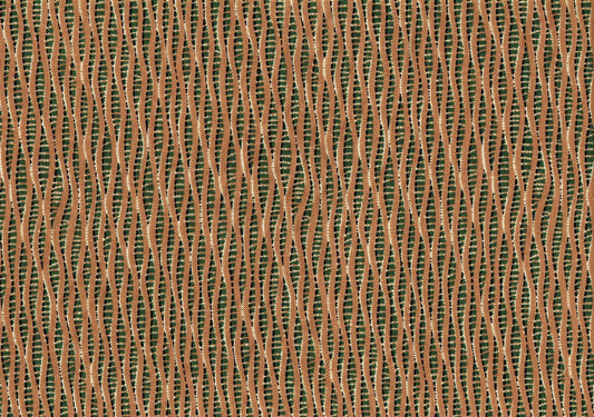 Duralee Fabric South Beach Raffia Tan Green Black  Cotton  Drapery Upholstery  
