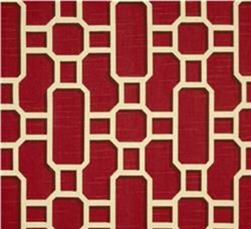  Home Accent Fabric Mandarin Rouge  Cotton Drapery Upholstery 