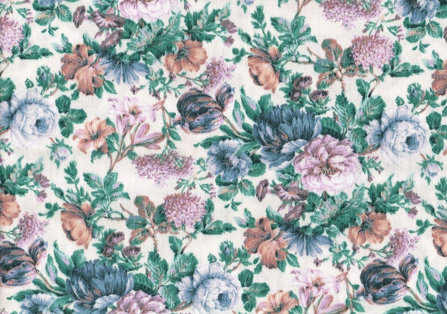 3 Yds Interior Fabric Ecru Blue Green Lavender Rose Outdoor Drapery Upholstery  