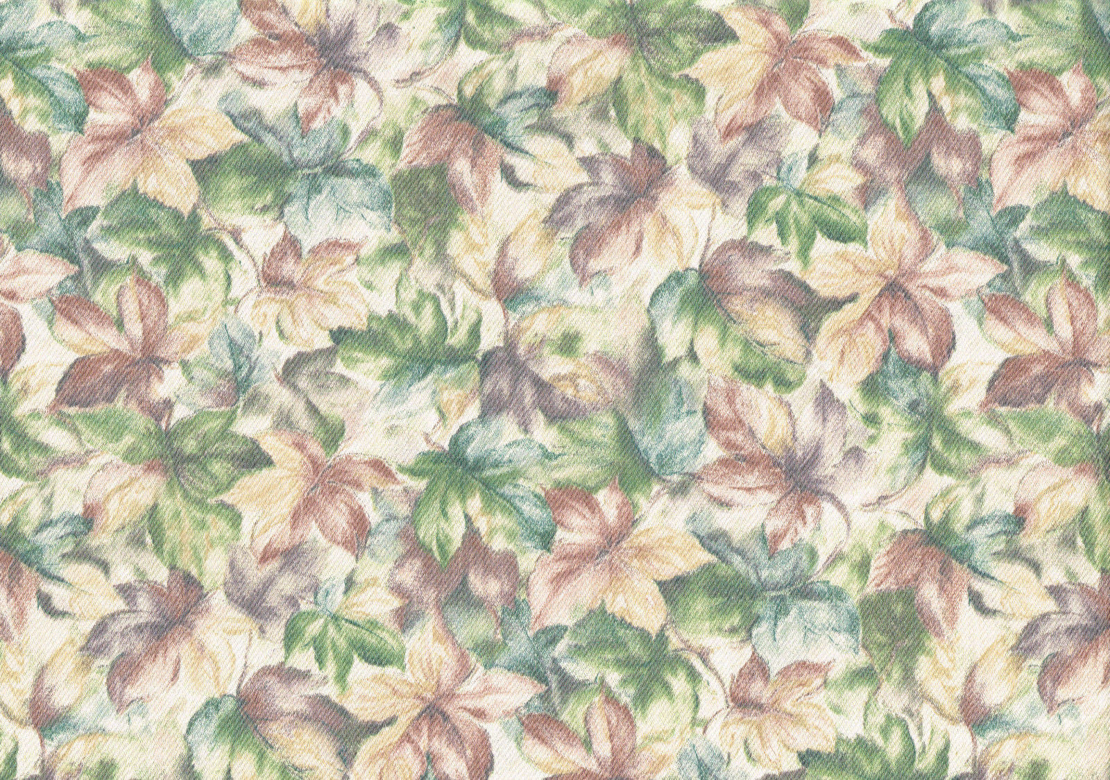 Mill Creek Fabric Lavender Purple Green Leaves  Drapery Upholstery 