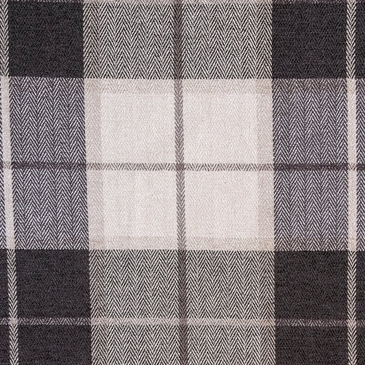 Pennington Fabric 100 Charcoal Plaid  Drapery Upholstery