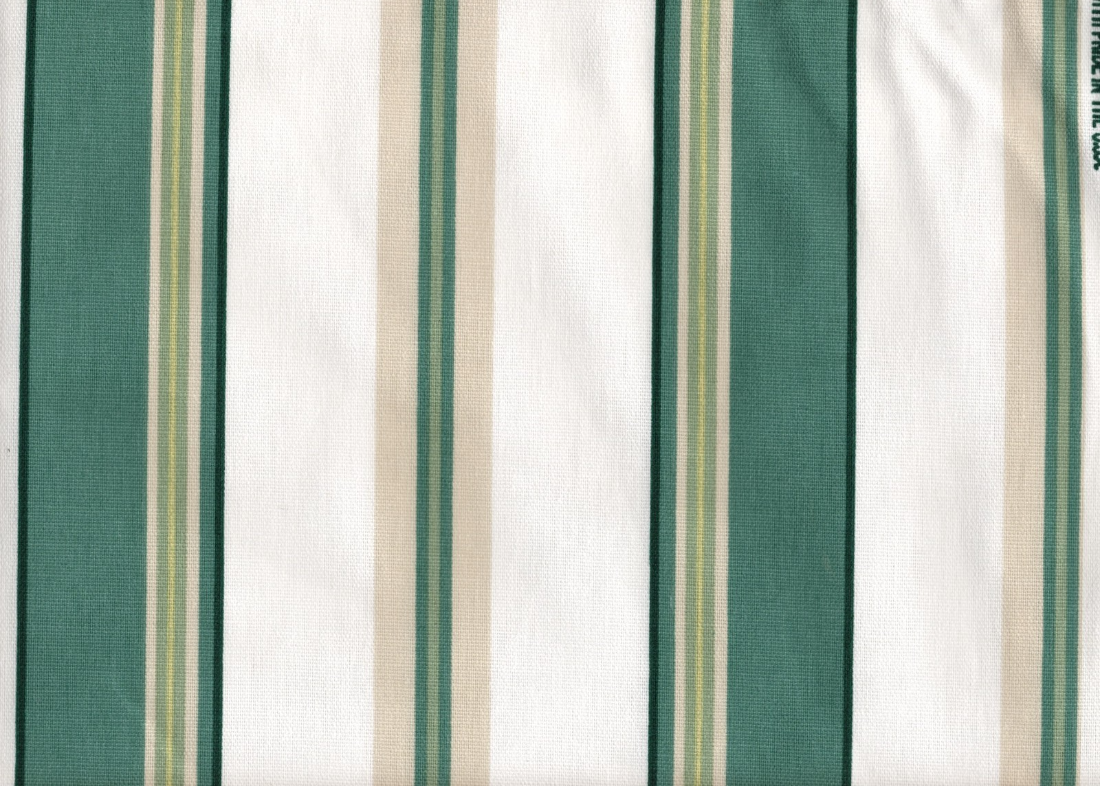 5 Yds Waverly Fabric Simple Stripe Cotton  Drapery Upholstery