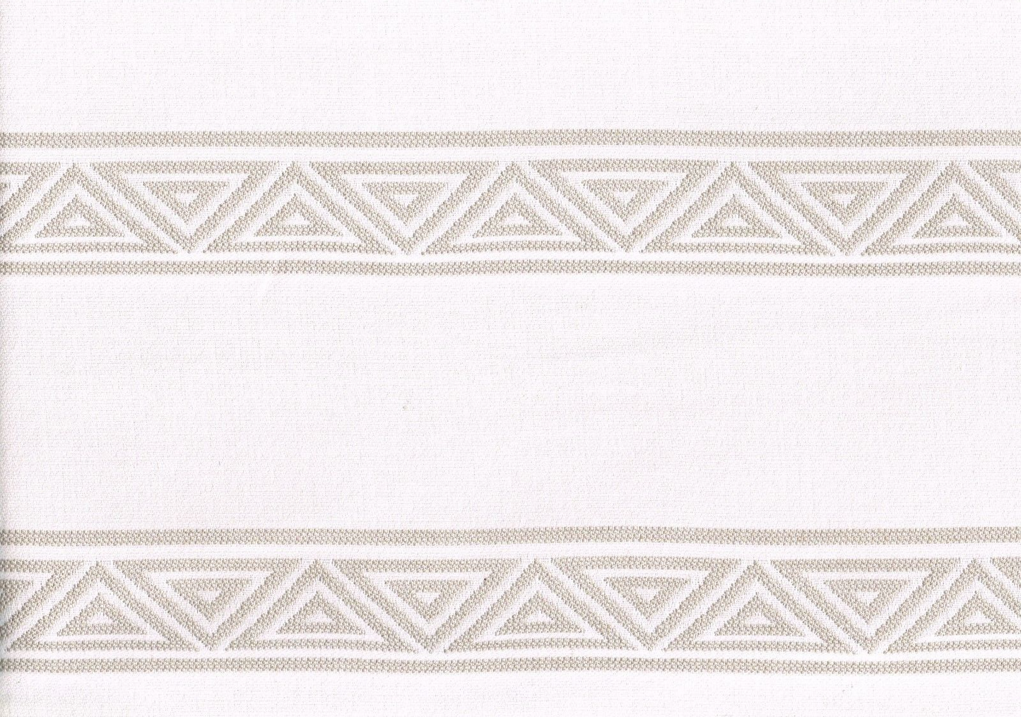 7.50 Yds Sunbrella Fabric Taupe Triangle Stripes  100% Solution Dyed Acrylic Uph