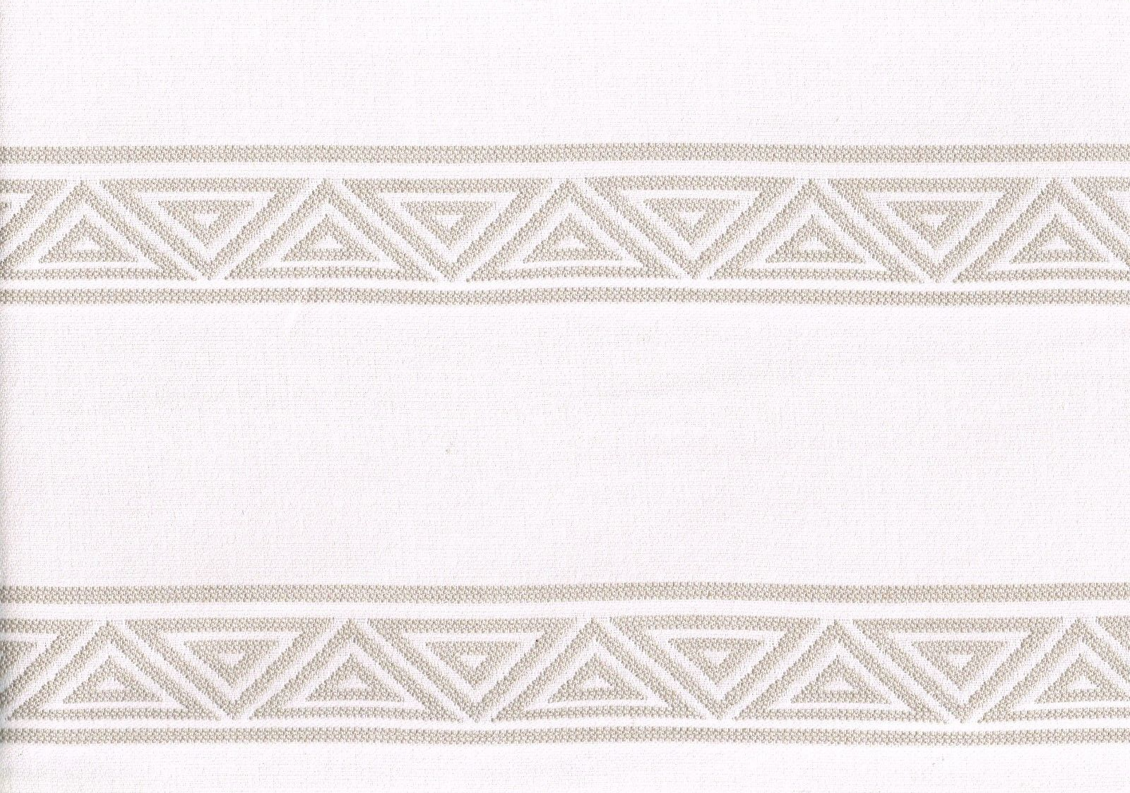 7.50 Yds Sunbrella Fabric Taupe Triangle Stripes  100% Solution Dyed Acrylic Uph