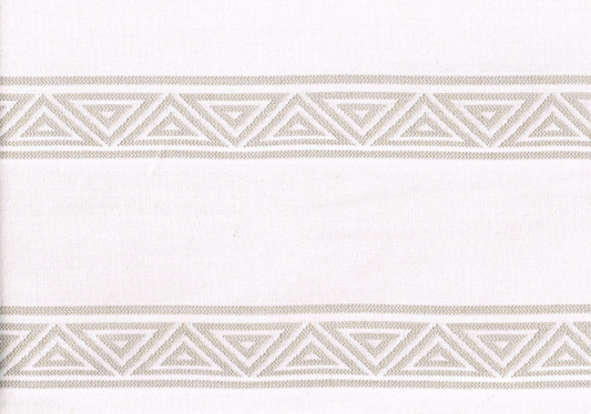 7.50 Yds Sunbrella Fabric Taupe Triangle Stripes  100% Solution Dyed Acrylic Uph