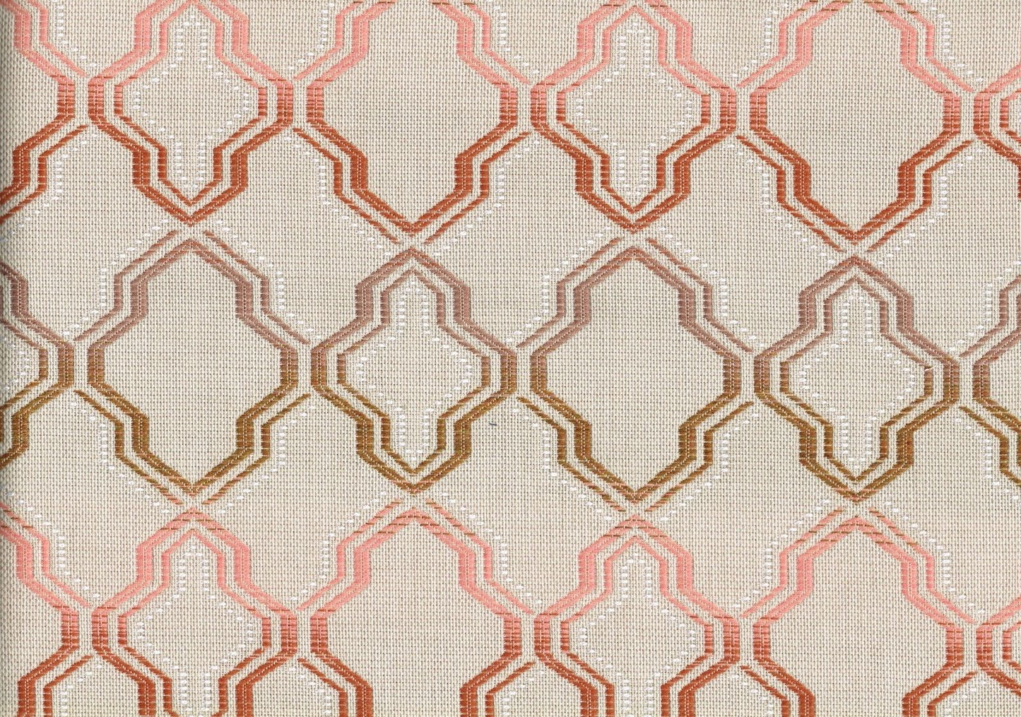 6 Yds Sunbrella Fabric Cinnamon Pink Woven  100% Solution Dyed Acryle Upholstery
