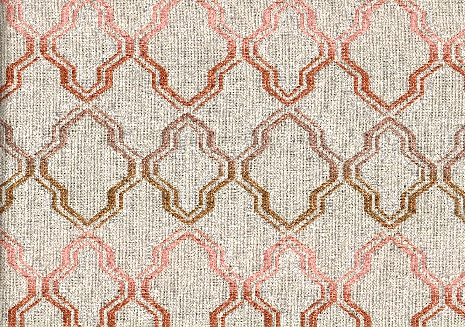 6 Yds Sunbrella Fabric Cinnamon Pink Woven  100% Solution Dyed Acryle Upholstery