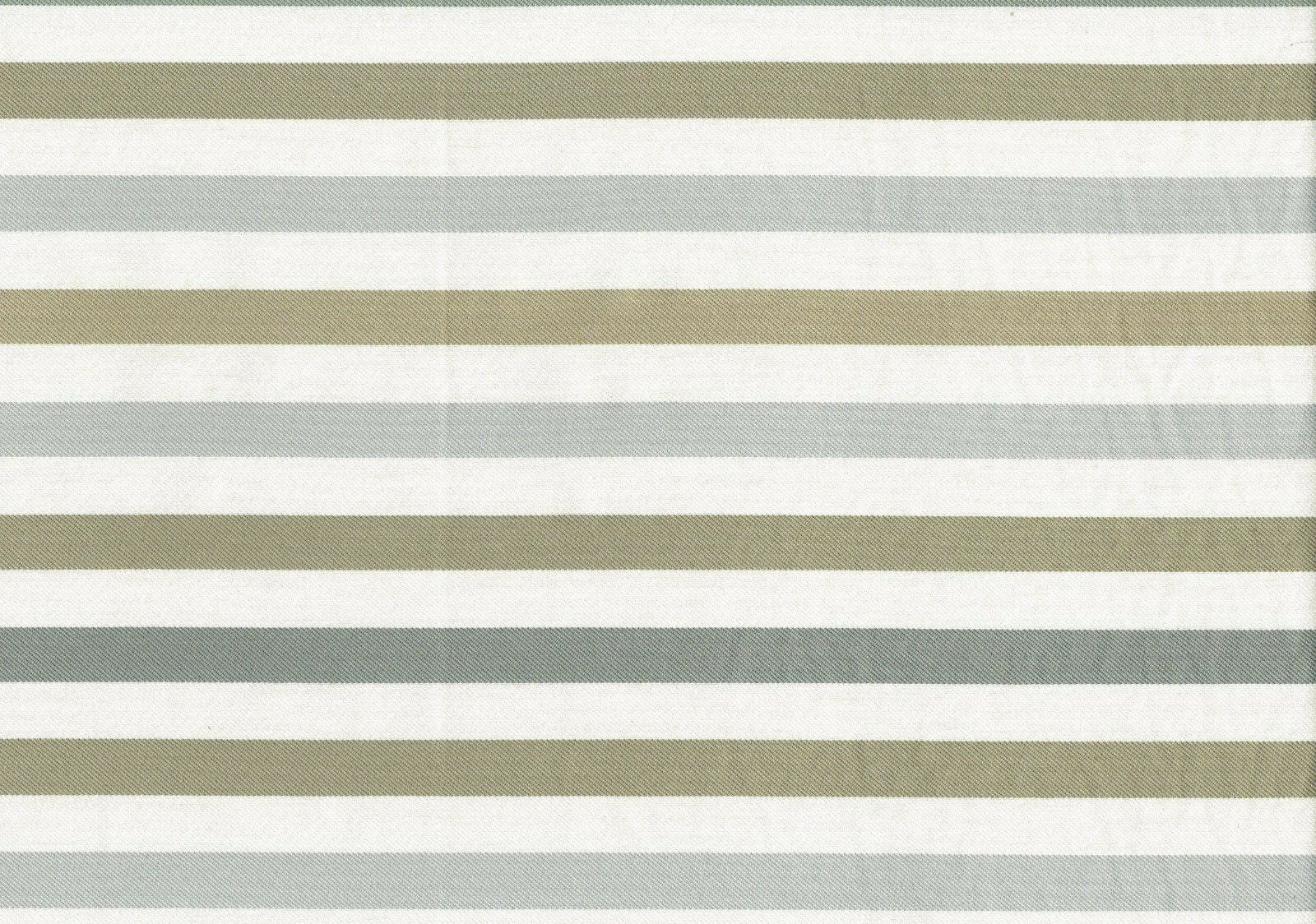 8 Yards Designer Fabric Ecru Gray Tan Striped  Woven Upholstery 