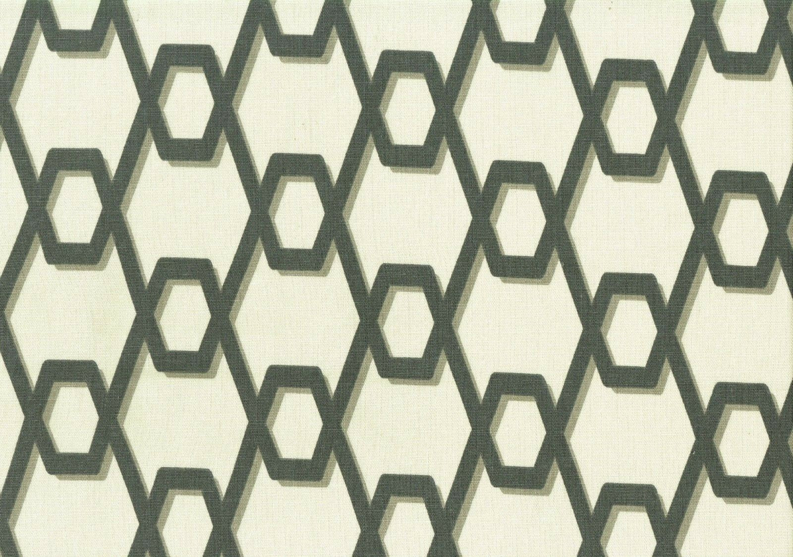 5 Yd Magnolia Home Fabric Rhythm Brown Khaki Cotton Print  Drapery Upholstery 