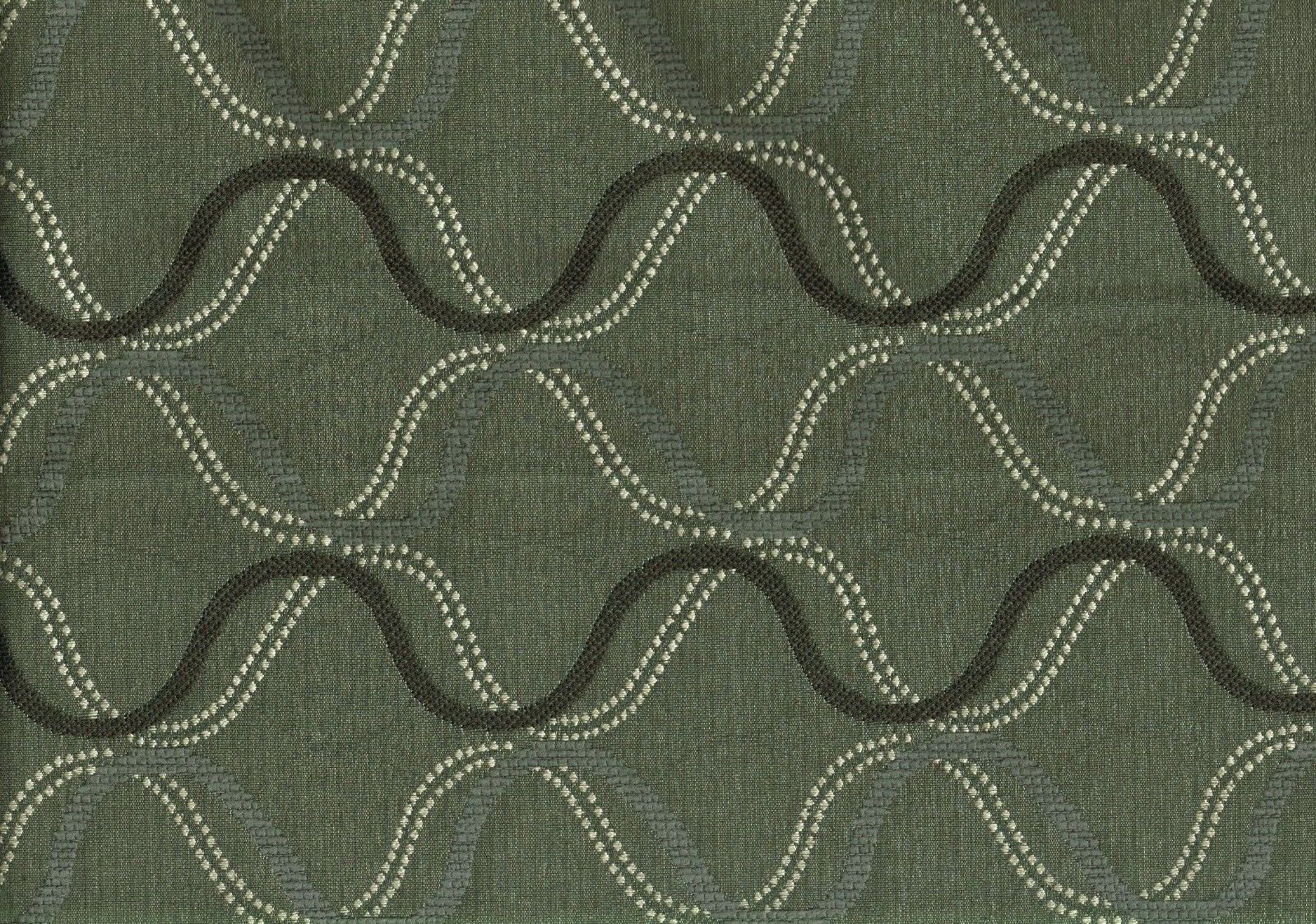 Designer Fabric Shades of Gray Silver Poly Blend Drapery Upholstery