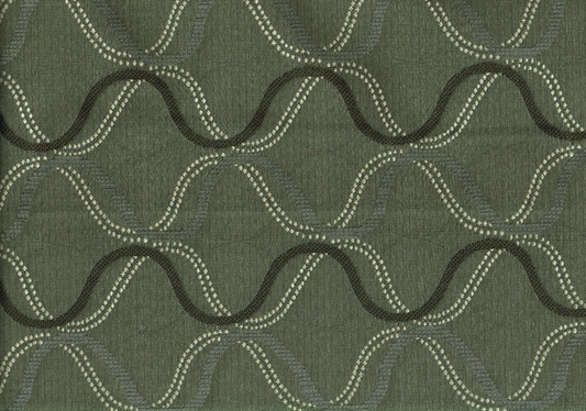 Designer Fabric Shades of Gray Silver Poly Blend Drapery Upholstery