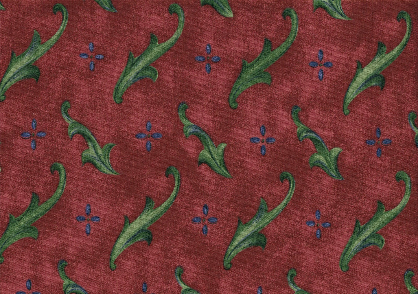 Sundown & Bourne Fabric Dubloon  Burgundy Green  Cotton Drapery Upholstery 
