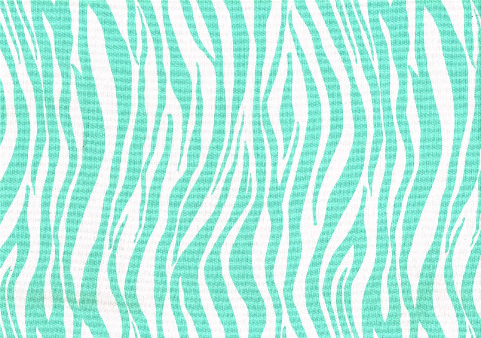 Designer Fabric Aqua White Geometric  Cotton  Print Drapery Upholstery 