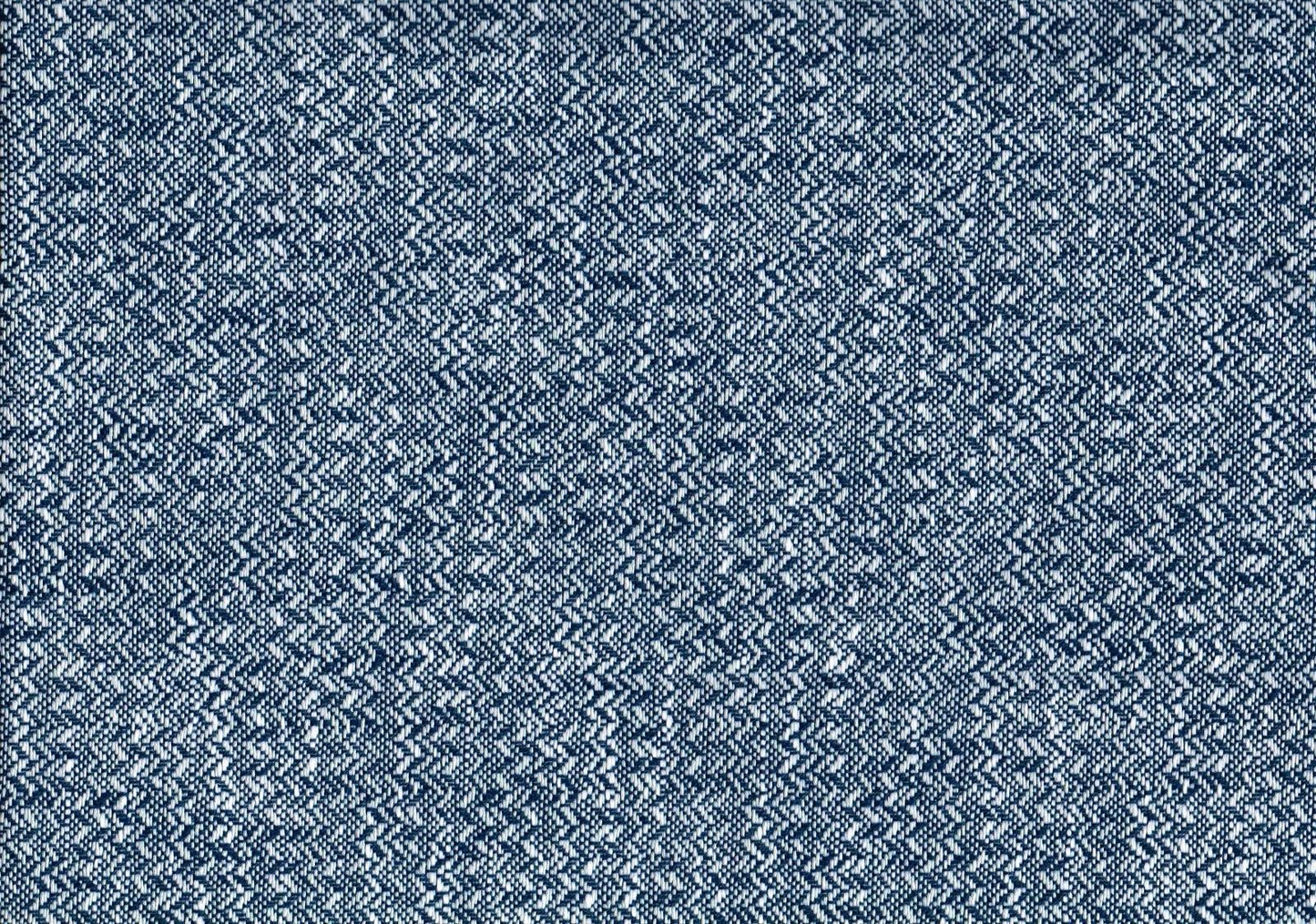 4.5 Yds Belle Dura Fabric Blue White Woven  Indoor/Outdoor Drapery Upholstery